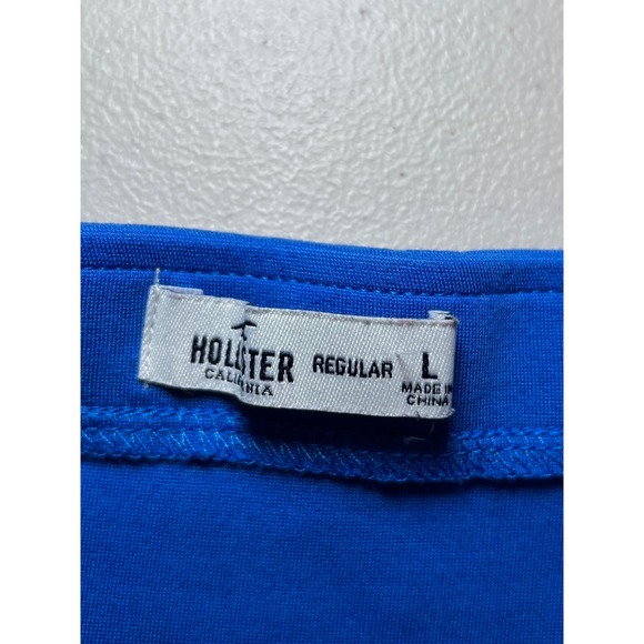 Hollister Royal Blue Strapless Skater‎ Skirt Dress Large Corset Top Stretch - Picture 7 of 16